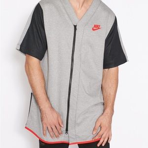 Nike Gray AV15 Baseball Fleece Top